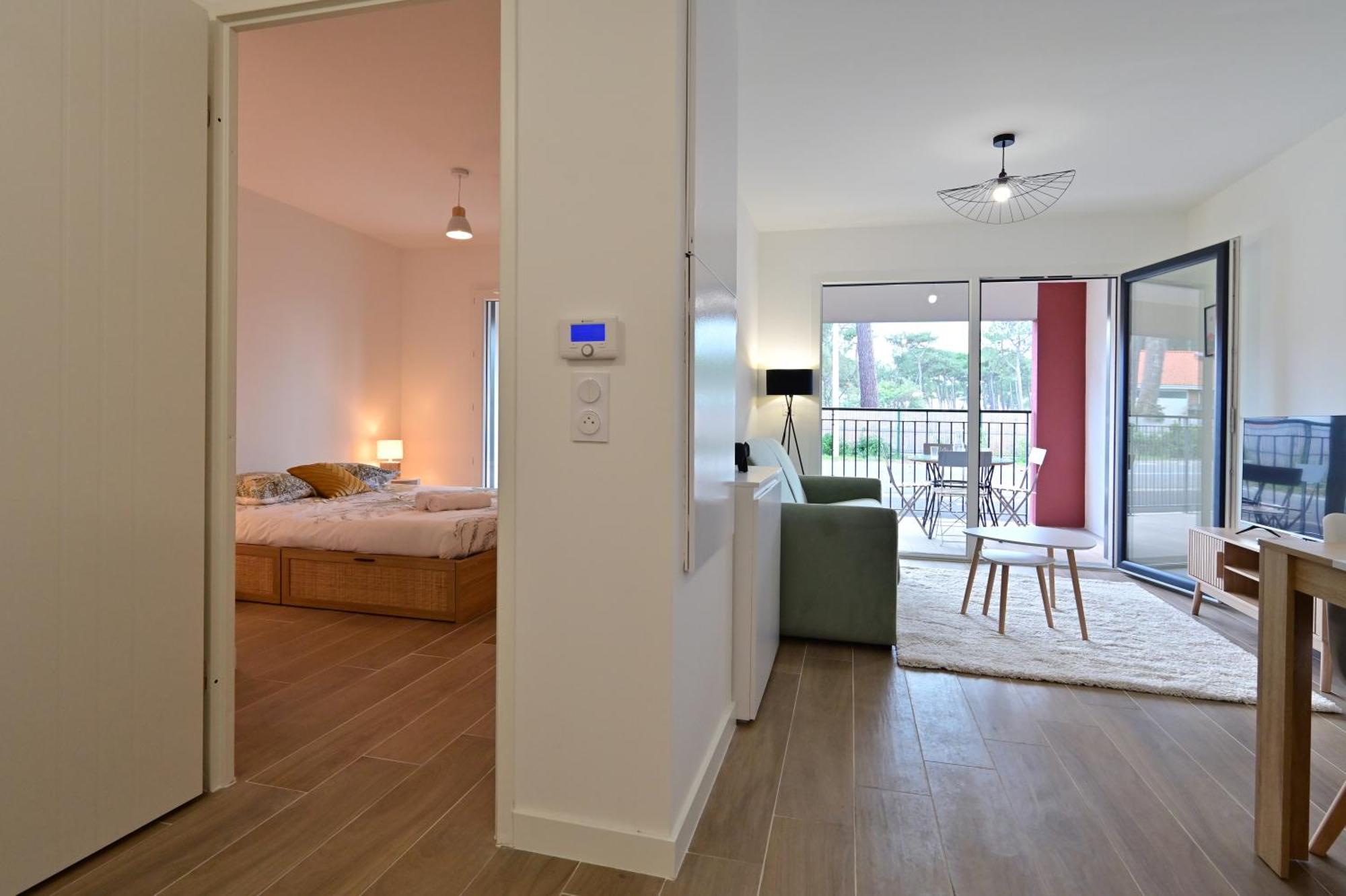 Biscawai Chaleureux Et Cosy Avec Terrasse Apartment Biscarrosse Ngoại thất bức ảnh