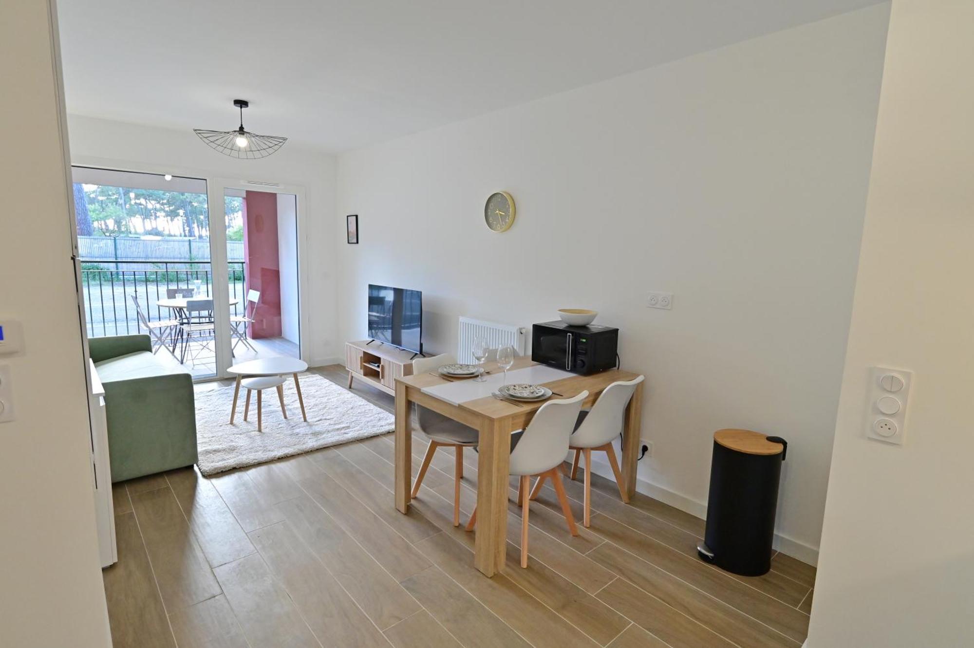 Biscawai Chaleureux Et Cosy Avec Terrasse Apartment Biscarrosse Ngoại thất bức ảnh